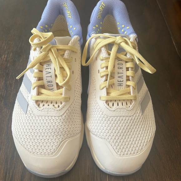 Adidas Cream and Purple Drop-Set Training - Picture 2 of 12